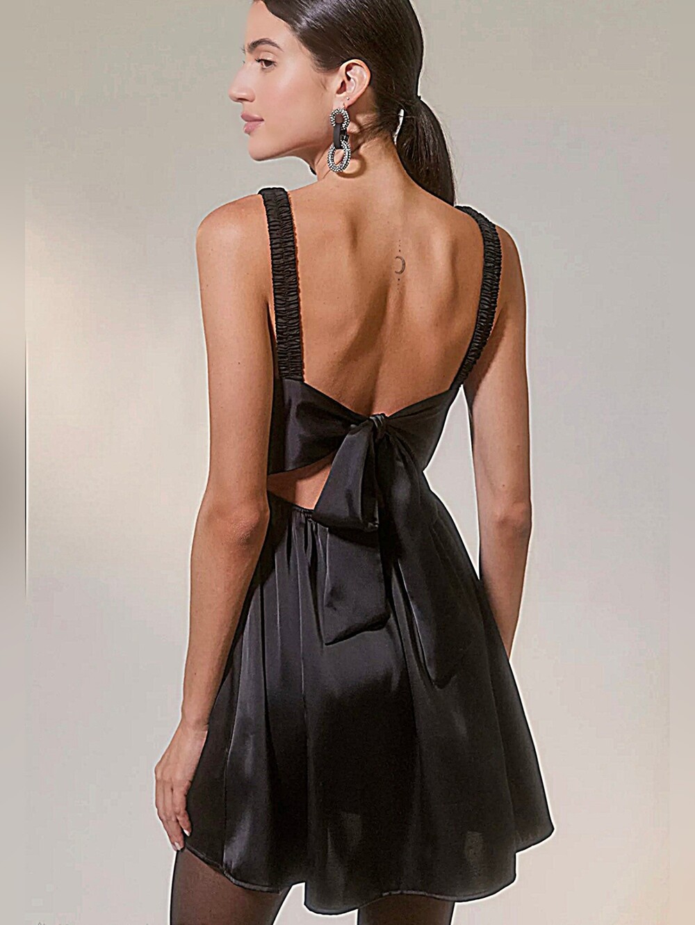 Urban Outfitters Helena Satin Corset Mini Dress